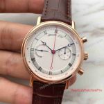 Best Quality Swiss Copy Breguet Classaique 5287 Watch Rose Gold White Face 42mm Watch